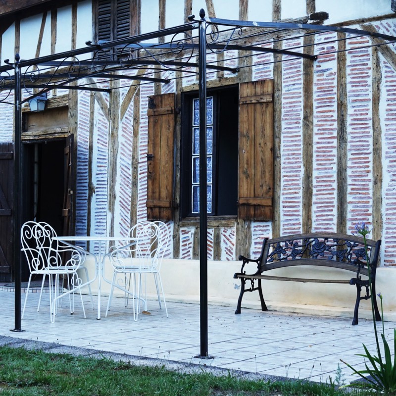 Pergola fer forgé